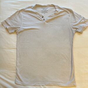 Lucky Brand Men's Off-White Henley Shirt